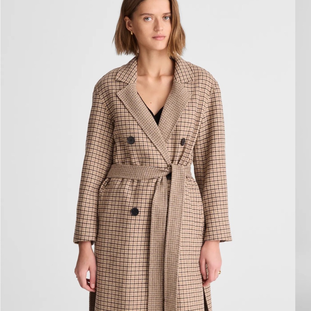 Madewell Double-Faced Brushed Long Coat